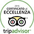 Certificato Eccellenza TripAdvisor
